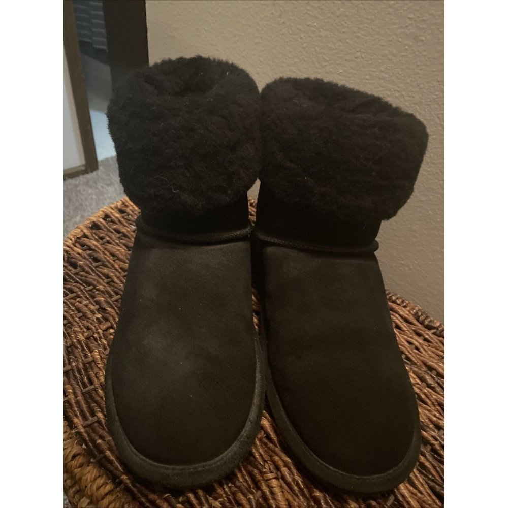 Bearpaw Booties Black Size 10 0003090
